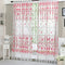 Plastic Shower Panel Voile Window Peony 1 Fabric Sheer Curtain Tulle Drape Home Decor Curtains 58 Inches Long