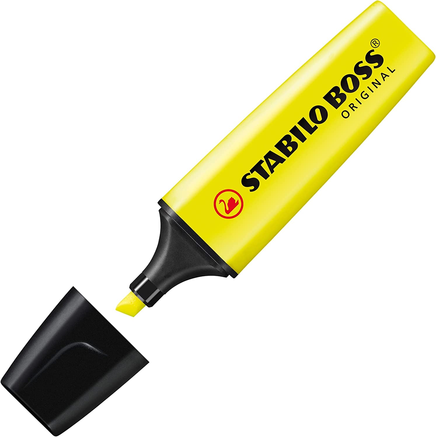 BOSS Original Fluorescent Highlighter, 2Mm + 5Mm Tip - Yellow