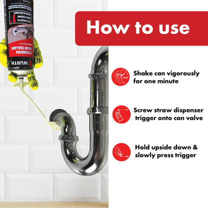 Expanding Foam Sealant - Gaps & Cracks 1" Spray