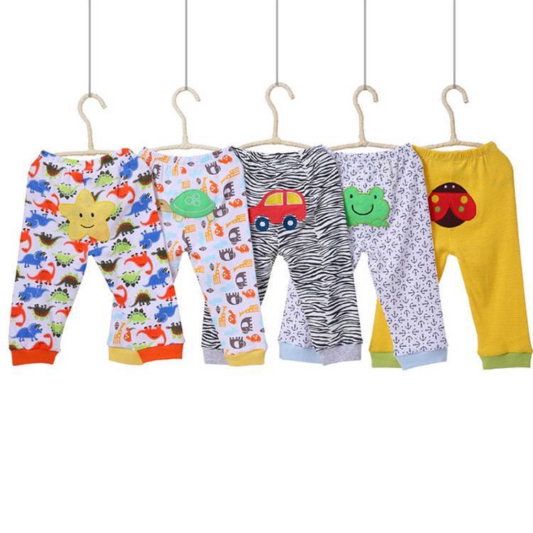 Cartoon print children's leggings 5 pieces