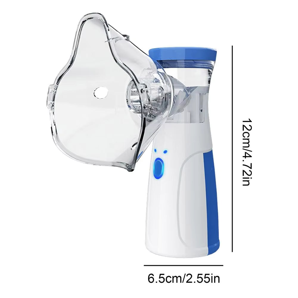 Outdoor Nebulizer Silent Mesh Portable Mini First Aid Kit Handheld Asthma Inhaler Atomizer Kids Adult Saving Emergency Machine