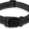 Reflective Dog Collar with Buckle Adjustable Safety Nylon Collars for Small Medium Large Dogs, Black M